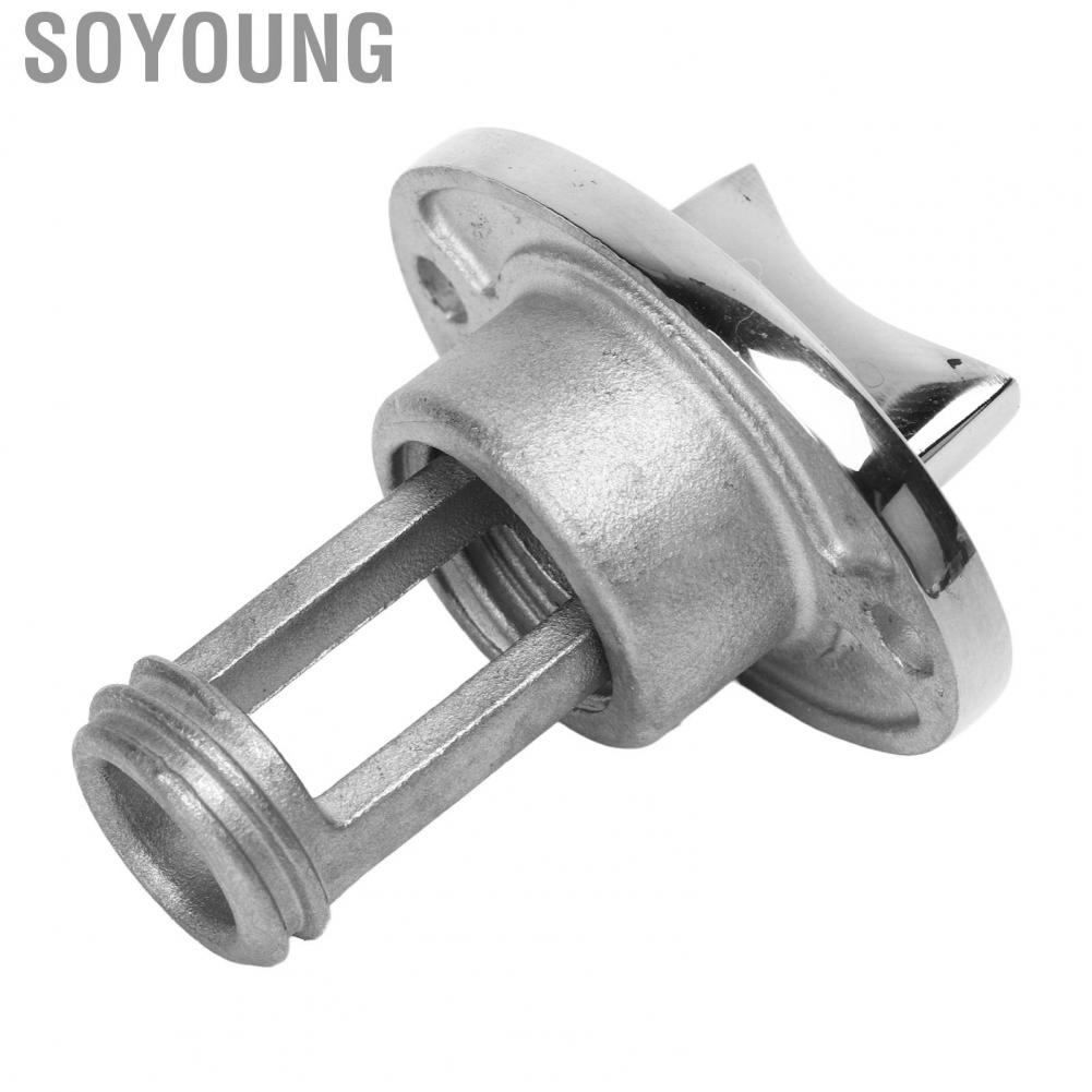 Soyoung Marine Drain Plug  Boat Drain Plug Stainless Steel White Screw Type  for RV