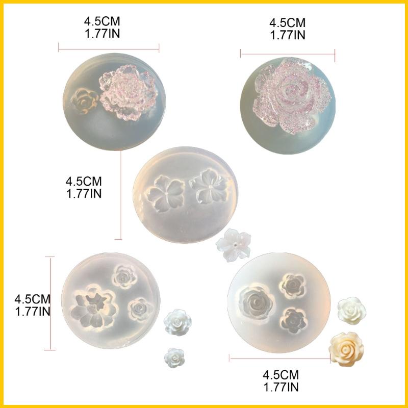 Khuôn Silicone Tạo Hình Làm Bánh Kẹo Hình Bông Hoa