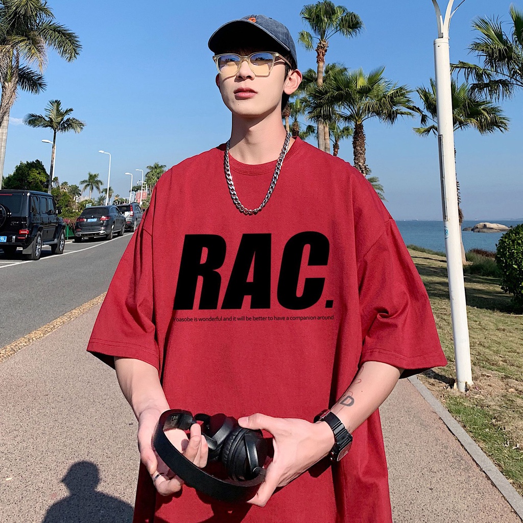 Áo Thun Tay Ngắn Dáng Rộng In Chữ Thời Trang Mùa Hè Cho Cặp Đôi