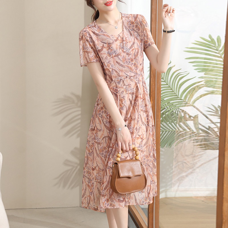 Đầm Thiết Kế Mỏng Cao Cấp Thời Trang Mùa Hè Phong Cách Mới 2023 Dành Cho Phụ Nữ Lớn Tuổi