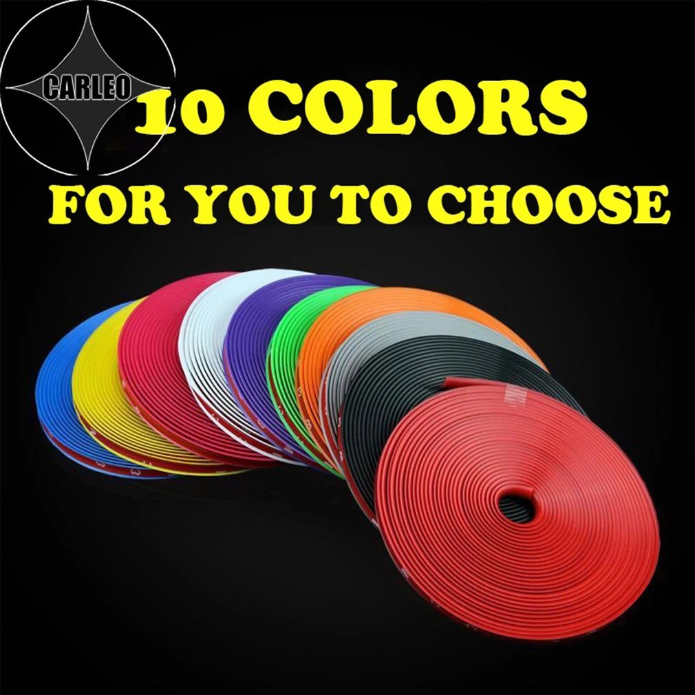 Wheel Rim Guard Protection Rings Protective Set Automotive Protectors Bumper [Q/5]