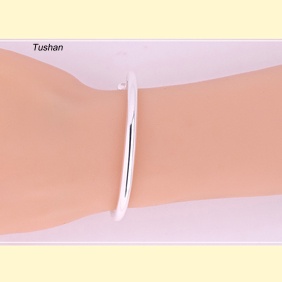 Vòng Đeo Tay Mạ Bạc Đơn Giản Thời Trang Cho Nữ