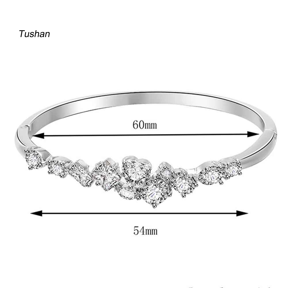Vòng Tay Đính Đá Zircon Thời Trang Cho Nữ