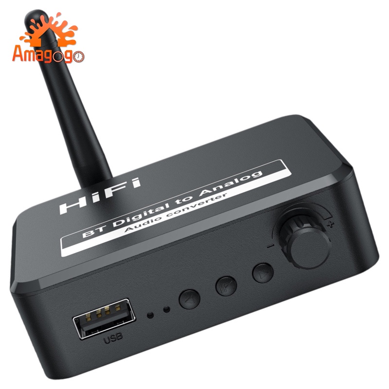 Thiết bị truyền nhận tín hiệu bluetooth amagogo 5.1 AUX / quang / đồng trục