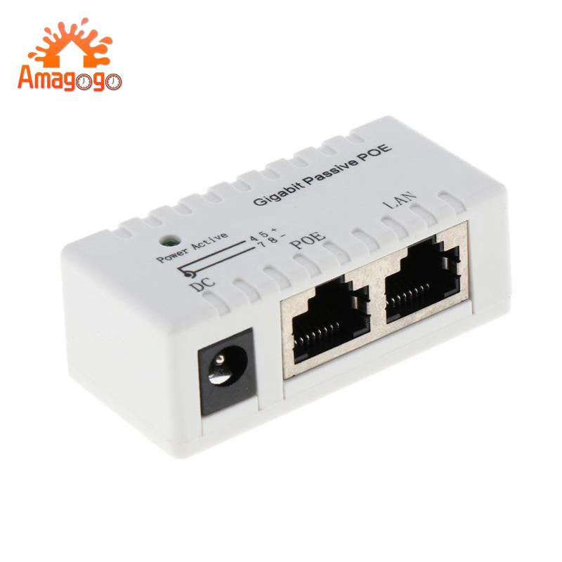Cáp nguồn Gigabit Ethernet Amagogo PoE DC 12V-52V cho camera IP điện thoại