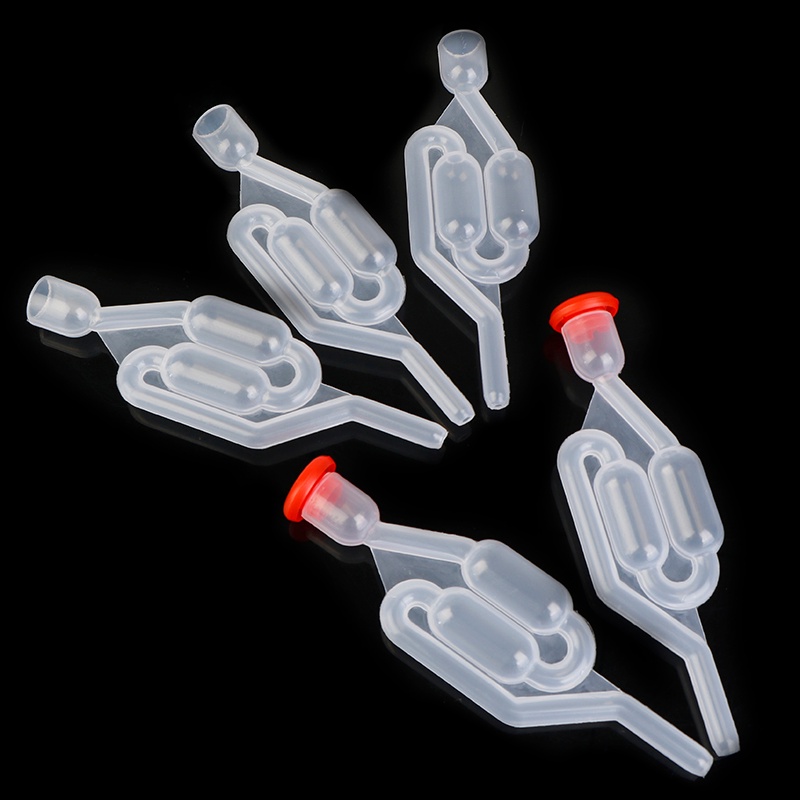 / / Mới / / 5 Chiếc Ống Xả Một Chiều Bằng Nhựa Kín Khí Lên Men Rượu Vang