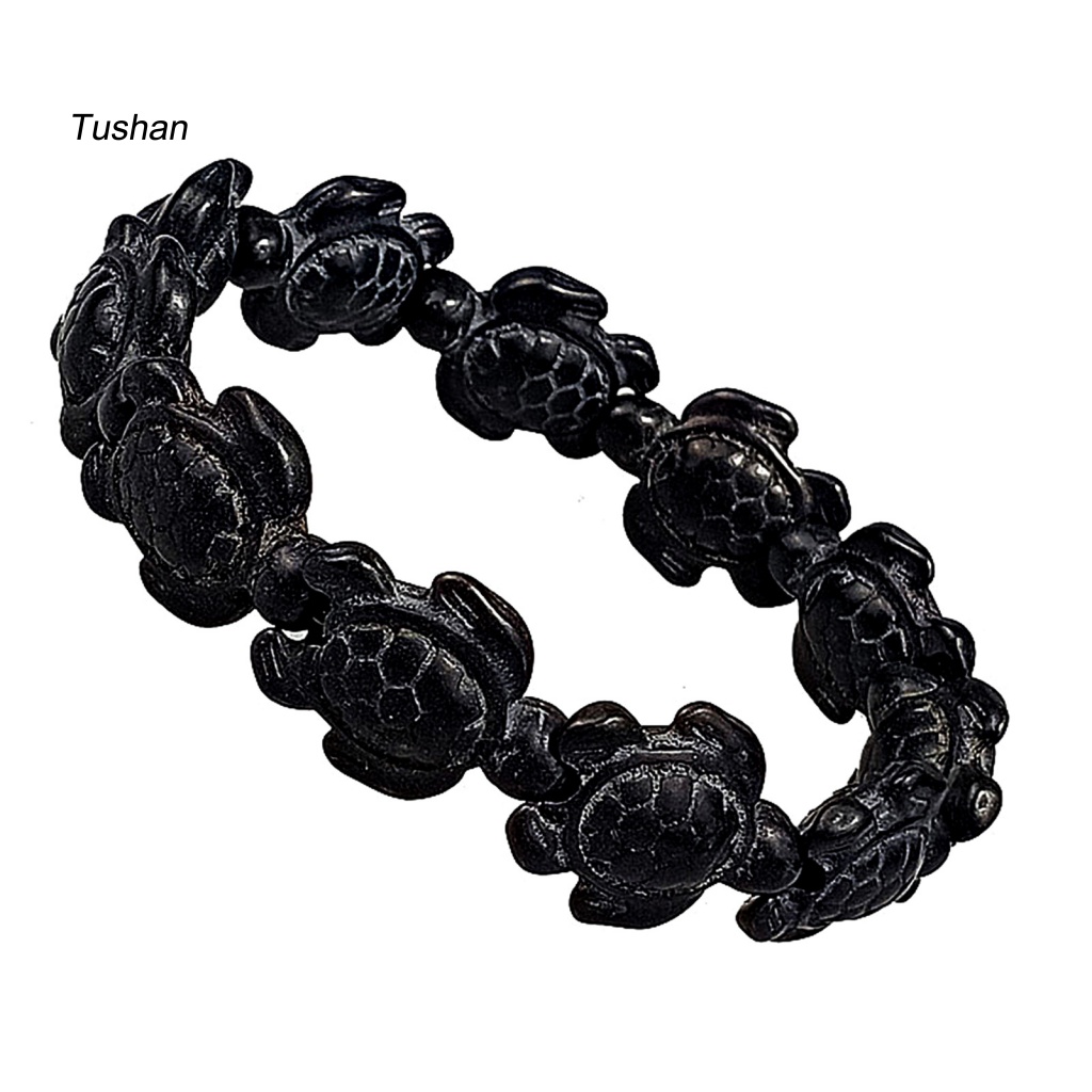 [Ts] Vòng Tay Unisex Hình Động Vật Biển Đính Ngọc Lam Giả Phong Cách Hawaii Thân Thiện Với Môi Trường