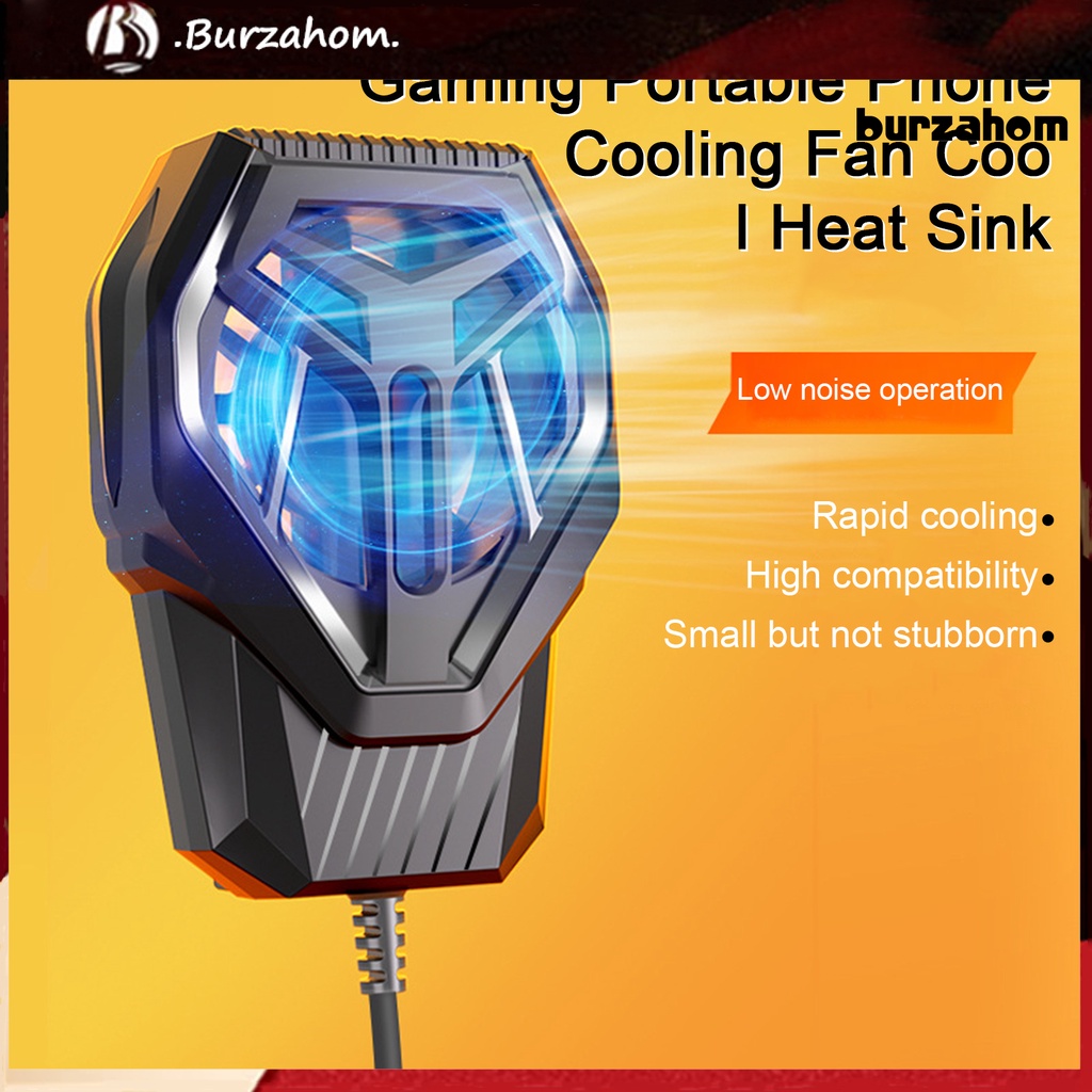 Quạt Tản Nhiệt Siêu Gió Dạng Kẹp Gắn Phía Sau Điện Thoại Chơi Game