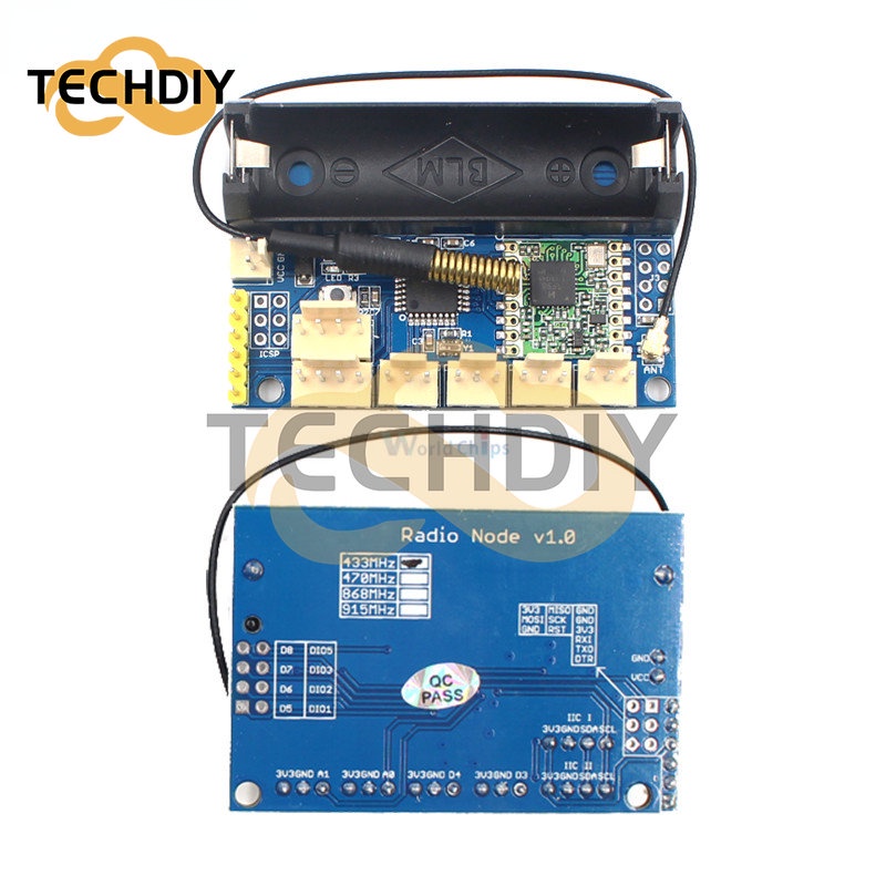 Mô Đun Không Dây 433MHz / 868MHz / 915MHz V1.0 V2.0 2.4G RFM95 RFM98 SX1276 SX1278 Cho Arduino ATmega328P 3.7-12V