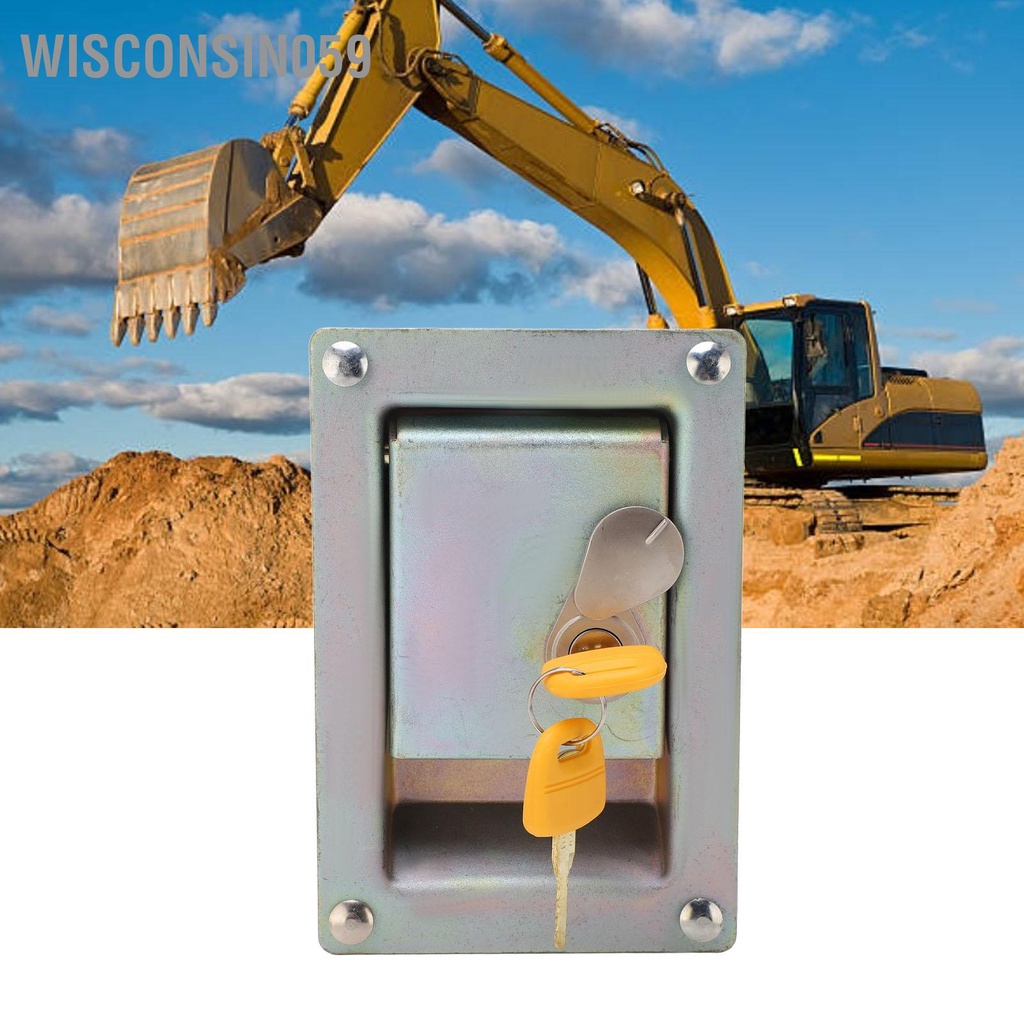 Wisconsin059 Máy đào bơm thủy lực Nắp cửa phụ Khóa bên phải Phần kiện cho EC 55 140 210