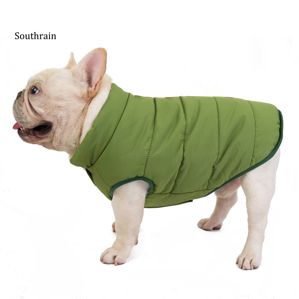 Áo Khoác Cotton Màu Sắc Trơn Cài Nút Cho Thú Cưng