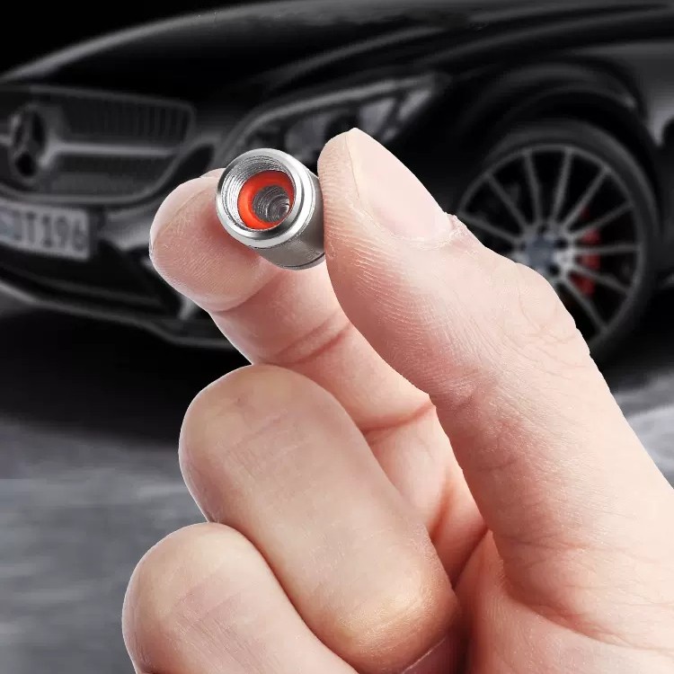 Nắp Van Lốp Xe Hơi Audi RS A1 A3 RS3 A4 A5 A6 A7 RS7 A8 Q3 Q5 Q7 R8 Bằng Hợp Kim Chống Rò Rỉ Màu Đen