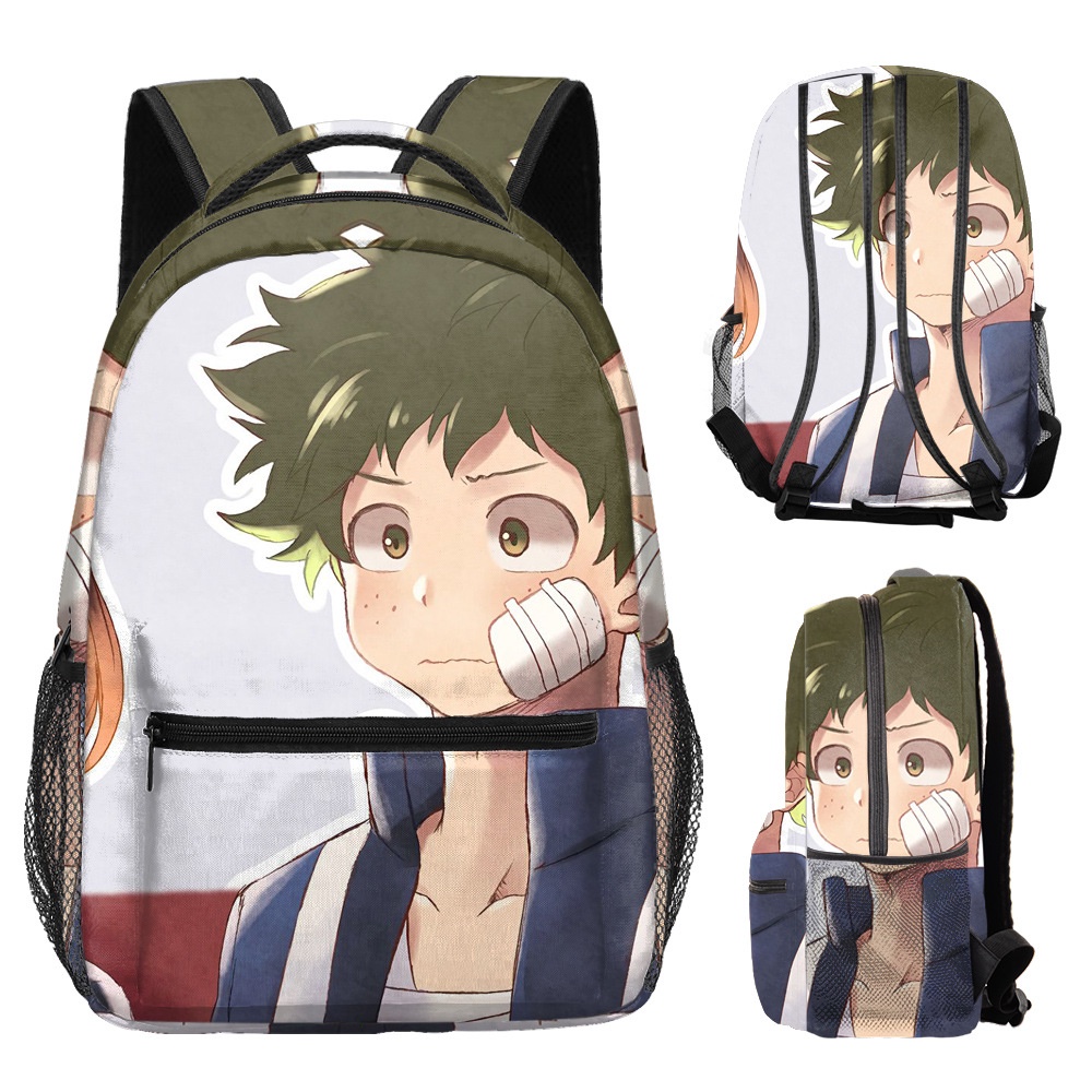 Balo Cỡ Lớn Thoáng Khí In Họa Tiết My Hero Academia Thời Trang Cho Nam Và Nữ