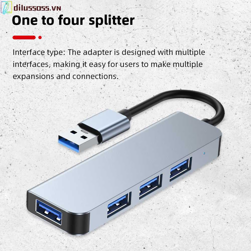Bộ Hub Chia Cổng USB C 3.0 5Gbps Chất Lượng Cao