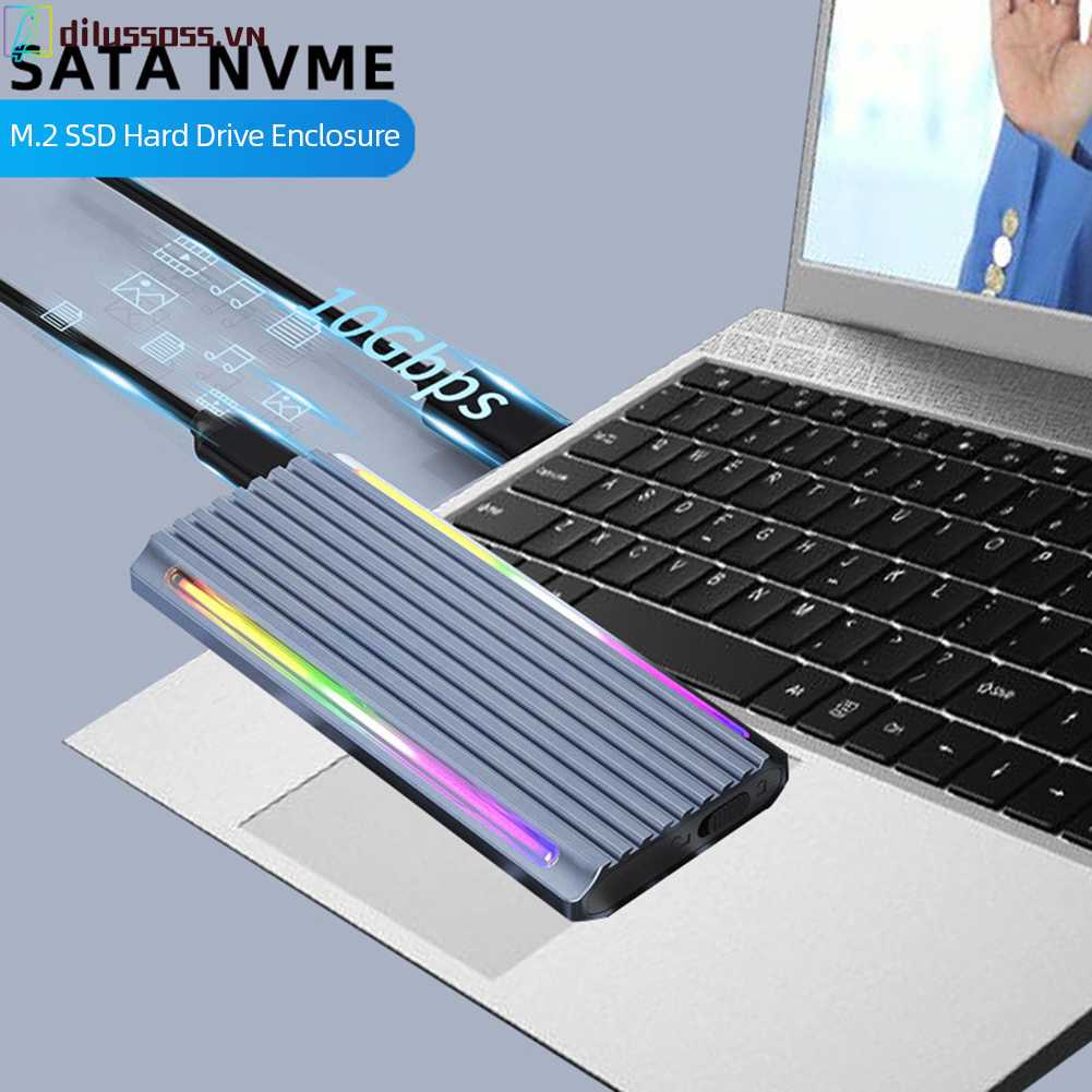 Bộ Chuyển Đổi M.2 NVME SATA SSD Cho 2280 / 2260 / 2242 SSD