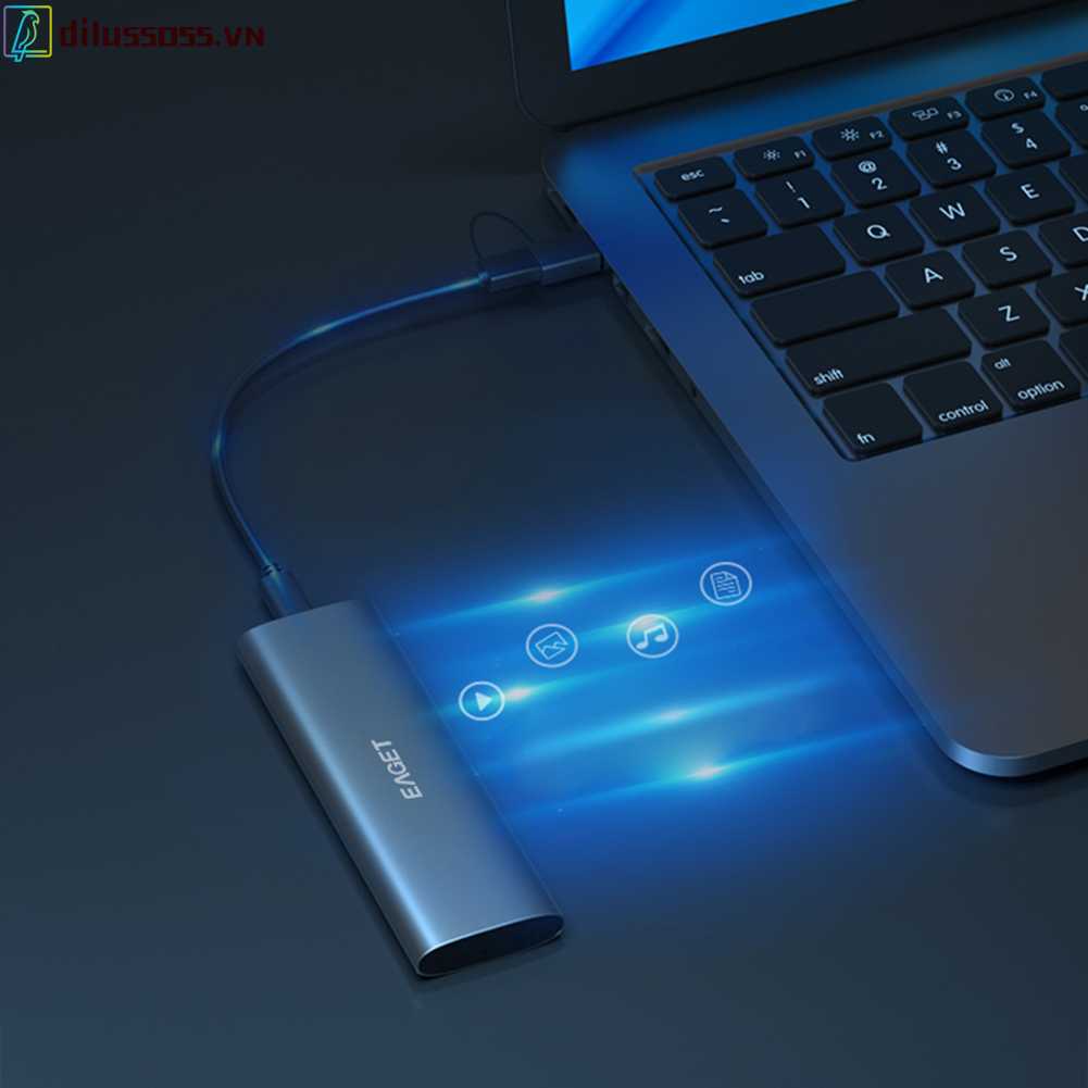 Giao Thức Kép M.2 NVME / NGFF SATA SSD 10Gbps Cho M.2 SSD 2280 / 2260 / 2242 / 2230