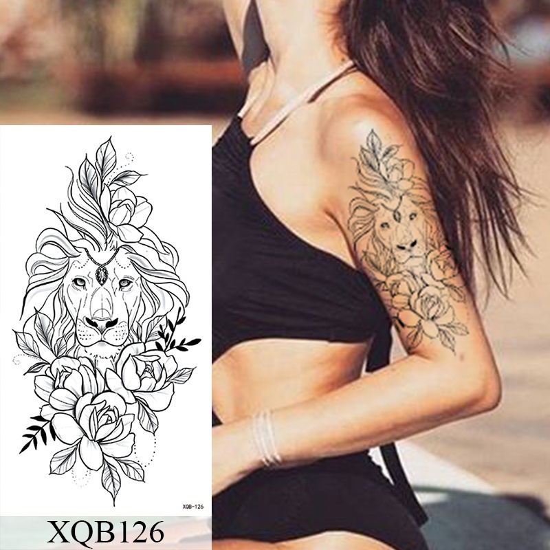 Hình Xăm Dán Tạm Thời Hình Sói Và Quái Vật
