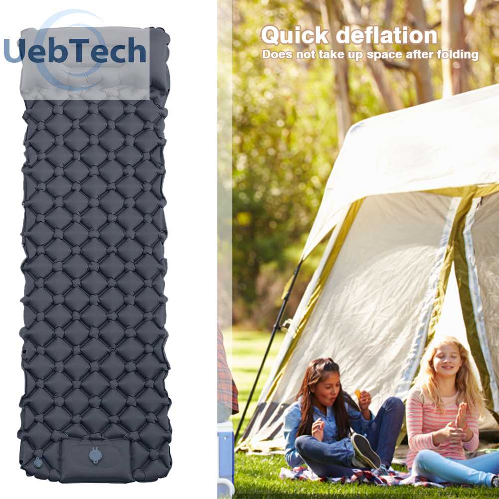 Thảm Bơm Hơi Siêu Nhẹ Chống Ẩm Tiện Dụng Mang Theo Du Lịch Cắm Trại