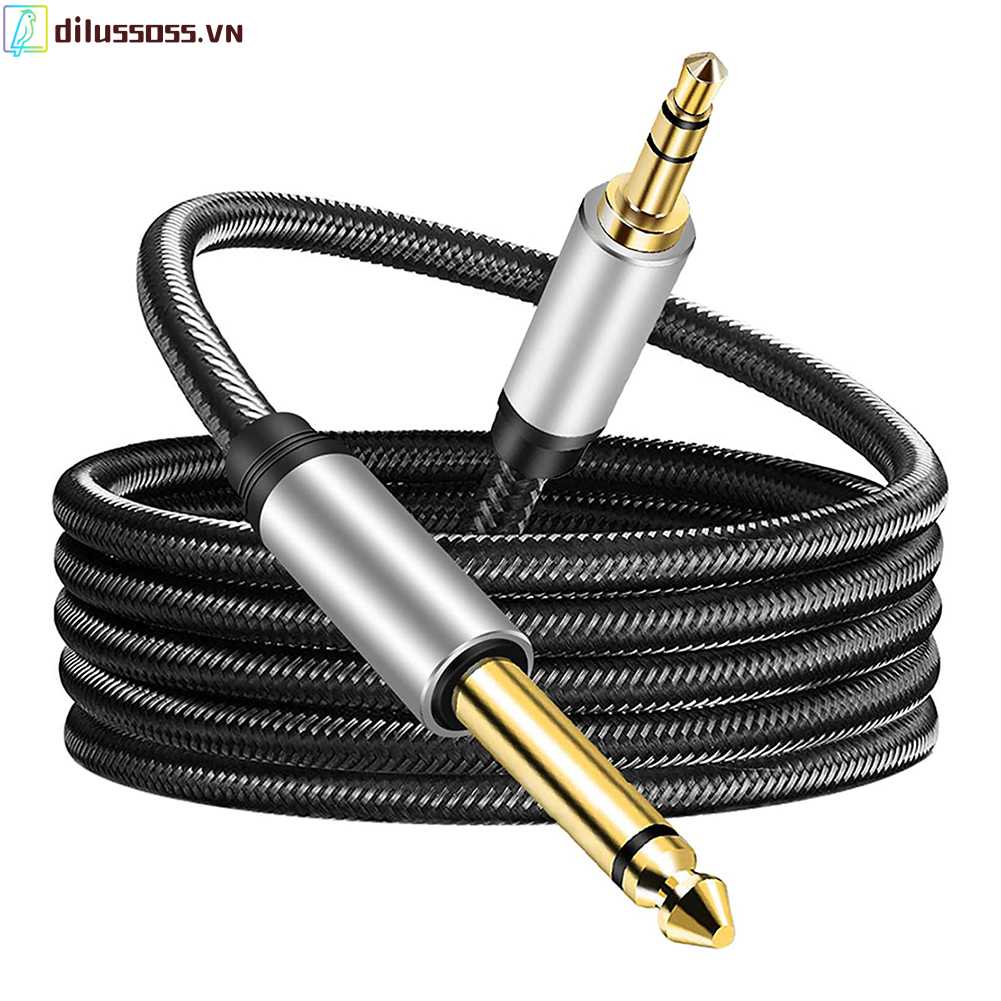 Cáp NốI Âm Thanh ĐiềU ChỉNh Mạ VàNg 6.5mm Cho ĐàN Guitar