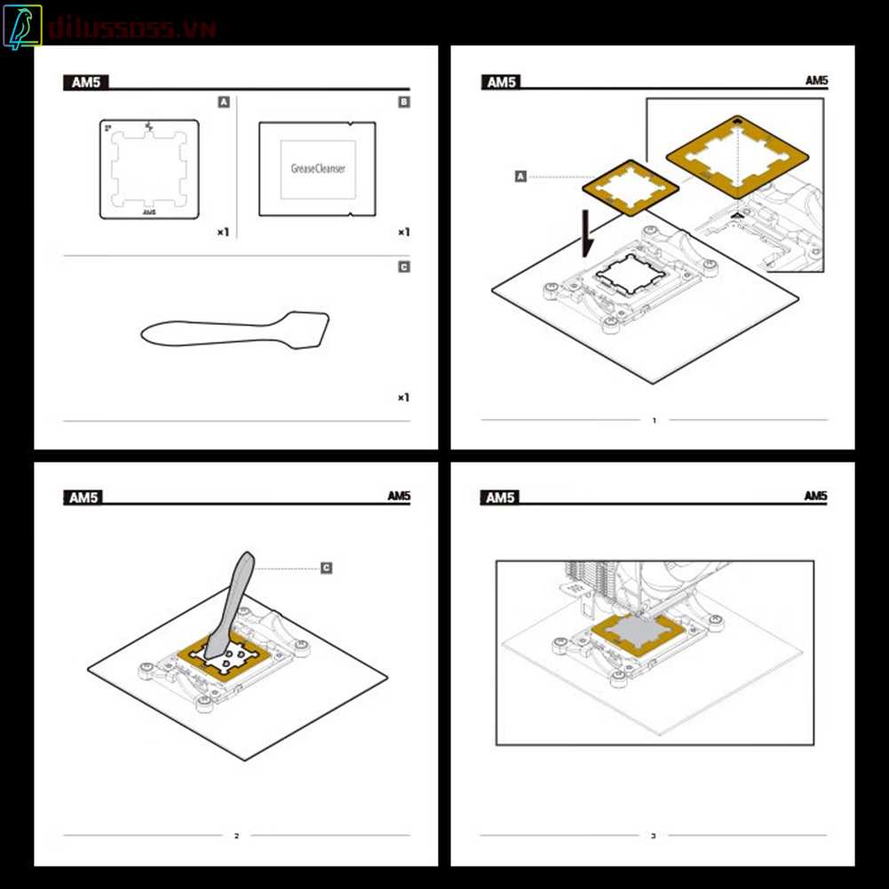 Miếng Vá Tản Nhiệt CPU AMD AM5 CPU 7950X 7900X 7700X 7600X