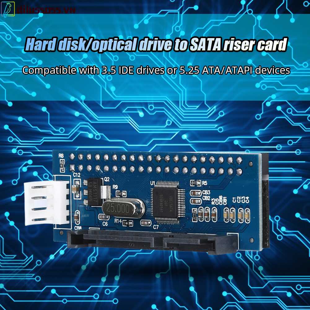 Cáp Chuyển Đổi IDE Sang SATA HDD 3.5 Inch 4-pin 1.5Gb / s