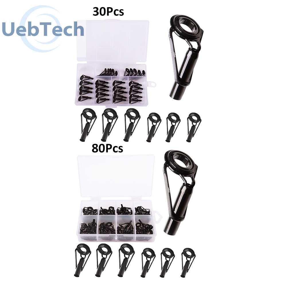 30 / 80 Vòng Dẫn Cần Câu Cá Bằng Thép Không Gỉ