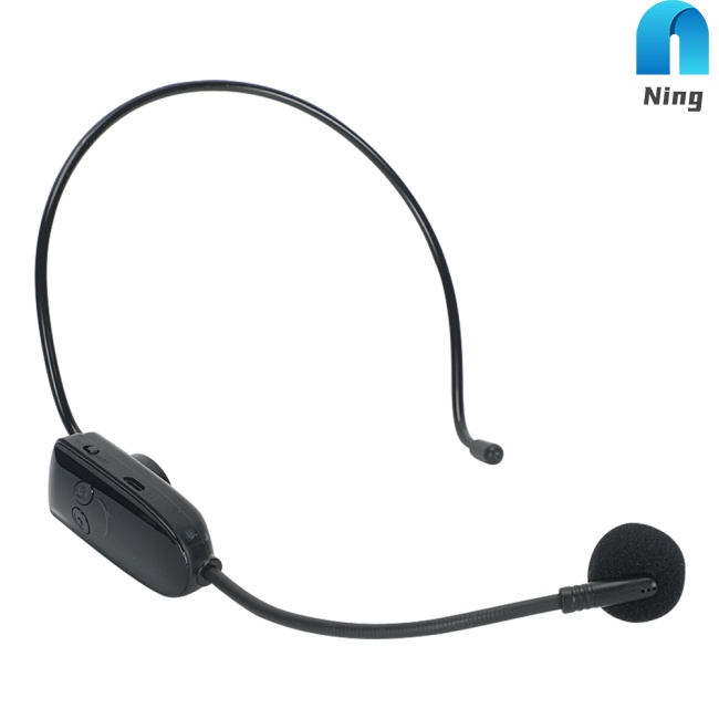 Micro Không Dây 2.4g Gắn Đầu Dùng Cho Giáo Viên Dạy Học Kèm Bộ Nhận Tín Hiệu
