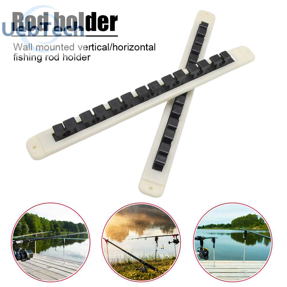 Set 2 Giá Đỡ Cần Câu Cá Gắn Tường Siêu Bền Tiện Dụng