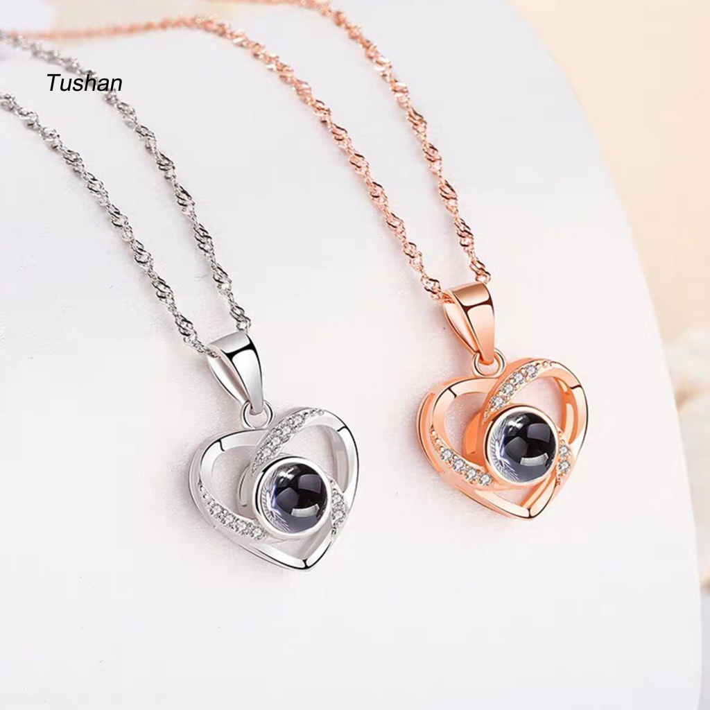 Vòng cổ Hợp Kim Mặt Trái Tim Có Thể Điều Chỉnh Kích Cỡ