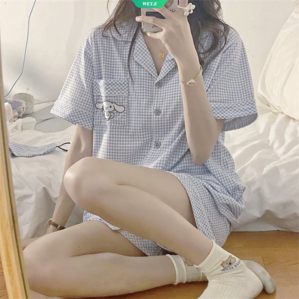 Áo Cardigan Ngắn Tay Họa Tiết Kẻ Sọc Phong Cách Hàn Quốc Thời Trang Mùa Hè 2023