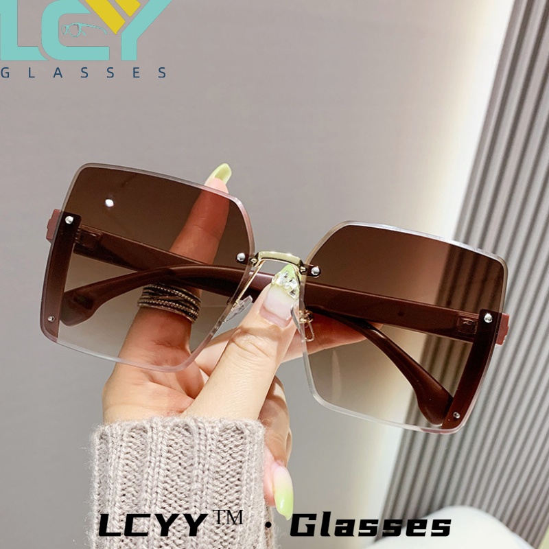 Kính Mát Không Gọng Cỡ Lớn Thời Trang Lxy2023 / 8825