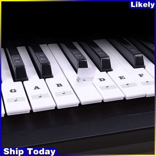 Miếng Dán Phím Đàn Piano Điện 88 Phím Trong Suốt