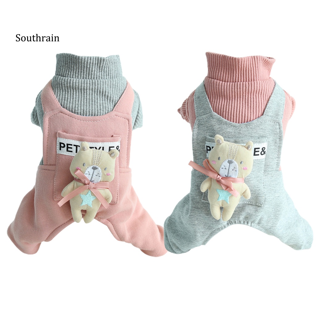 Áo Khoác Giữ Ấm 4 Lớp Bằng Vải Teddy Chống Mài Mòn Cho Thú Cưng