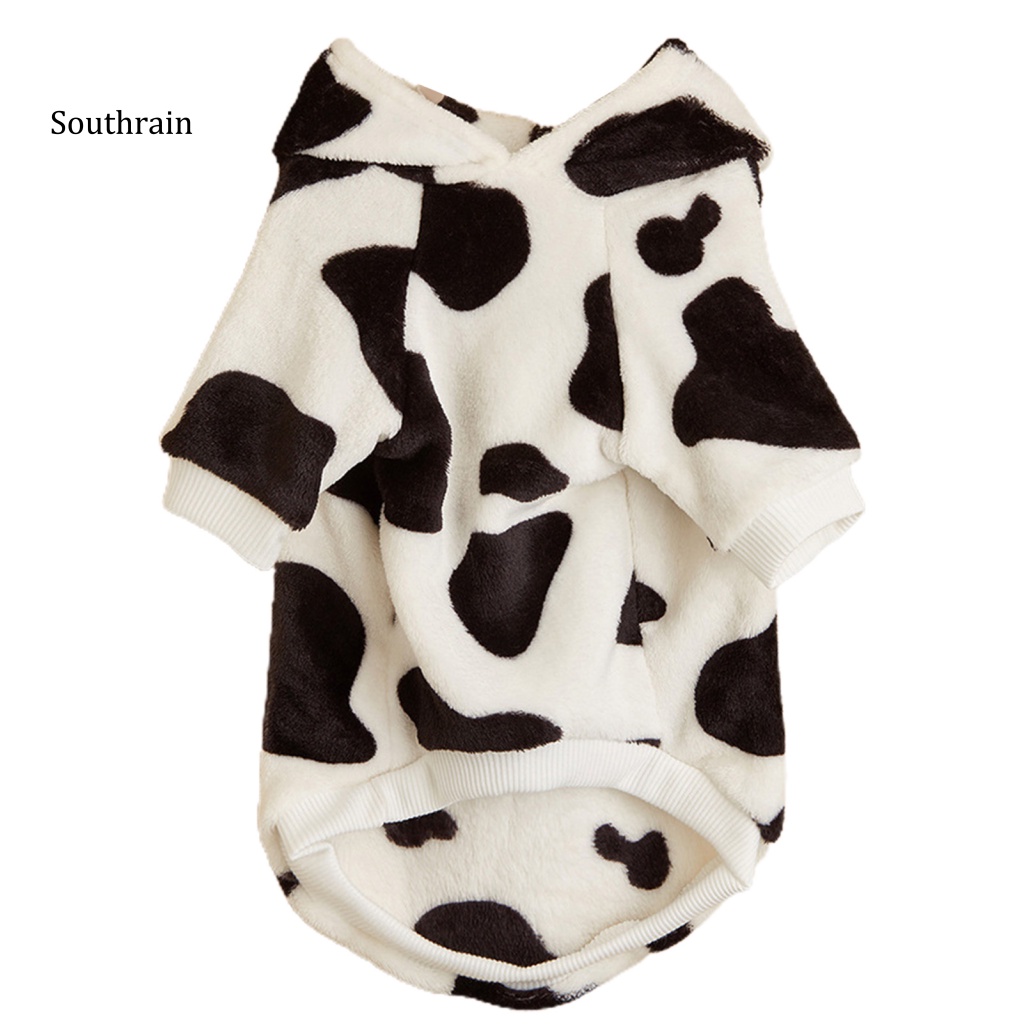 Áo Hoodie Polyester 2 Lớp Giữ Ấm Mùa Thu Bắt Mắt Không Dị Ứng Cho Cún Cưng