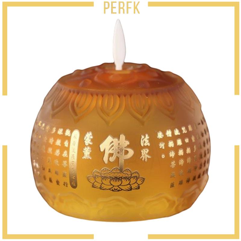 [Perfk] Đèn LED Hình Hoa Sen Năng Lượng Pin