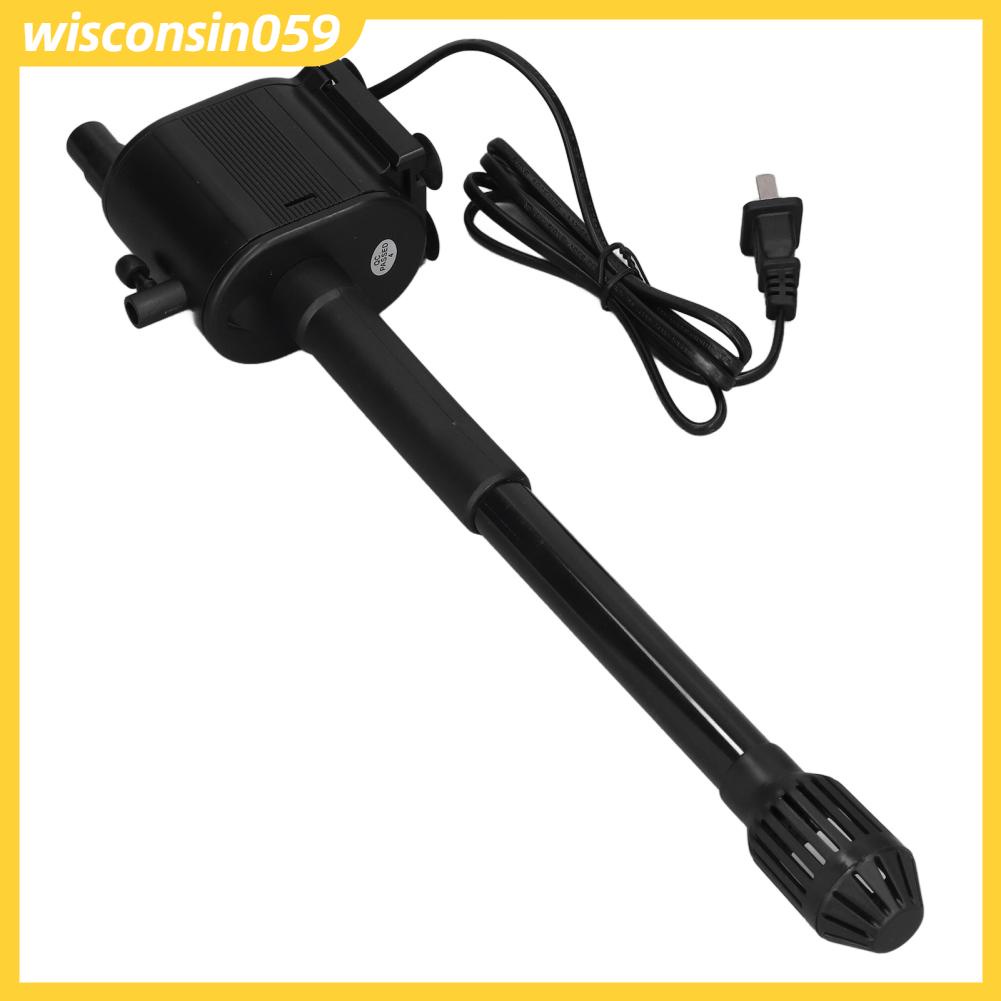 Wisconsin059 Máy Bơm Nước 3 Trong 1 20W Thiết Kế Tắt Tiếng Oxy Kép Niêm Phong Chống Mài Mòn Bể Cá Chìm 220V