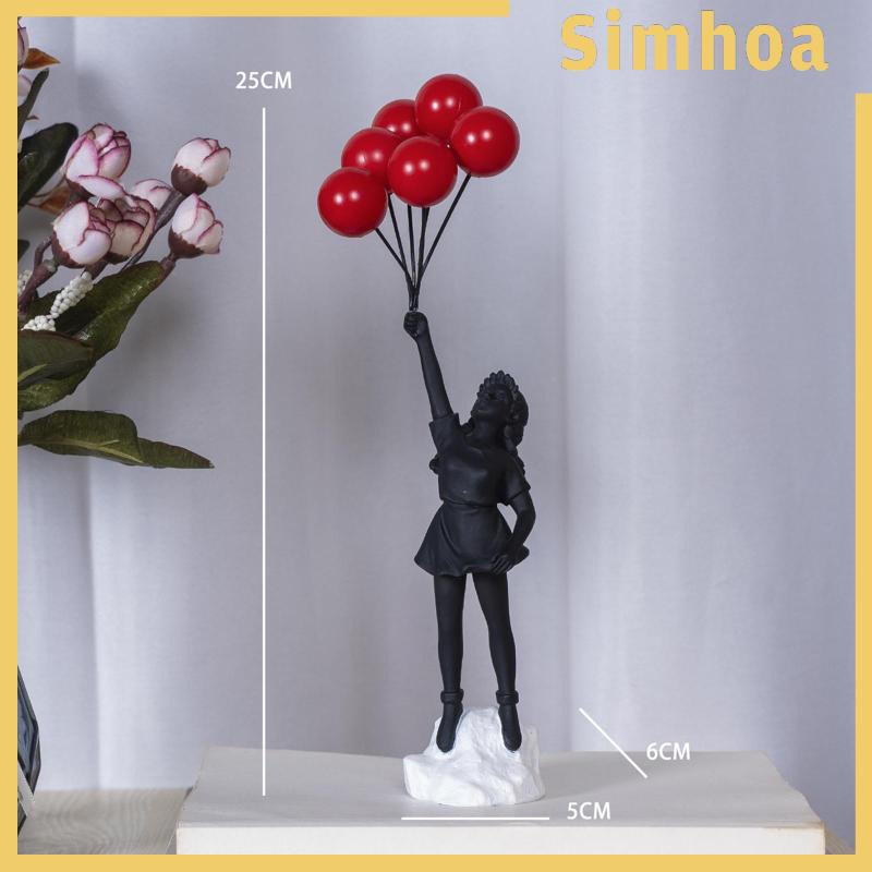 Mô Hình Cô Gái Bằng Nhựa Resin Thủ Công Dùng Trang Trí Phòng
