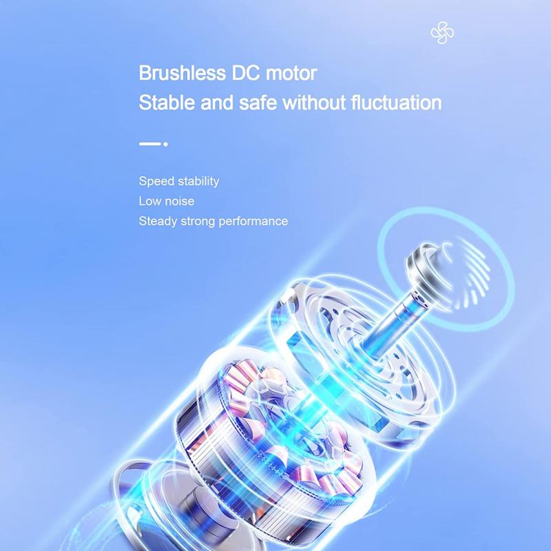 Quạt Phun Sương Mini Cầm Tay HdoorLink 5 Tốc Độ Kèm Giá Đỡ Điện Thoại Có Thể Gấp Gọn Tiện Dụng Mang Theo Du Lịch / Cắm Trại