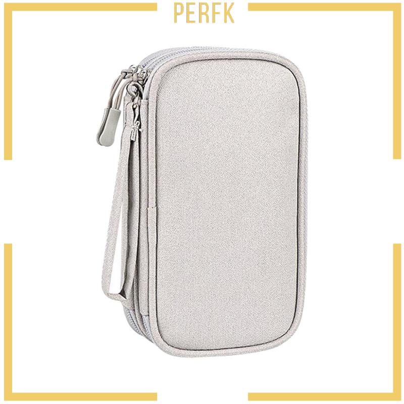 Hộp Đựng Đèn Flash 2 Tầng Màu Đen Đa Năng Tiện Dụng Mang Theo Du Lịch