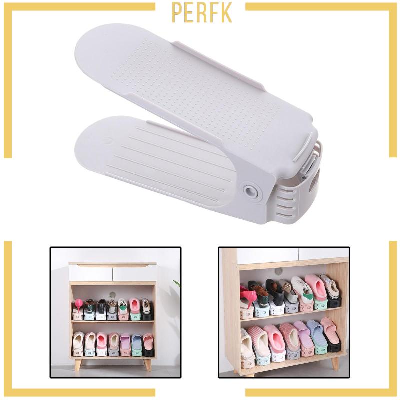 Kệ Để Giày Hai Tầng Tiện Dụng Cho Tủ Quần Áo