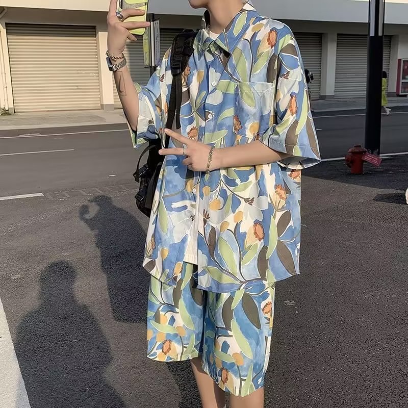 Áo Sơ Mi Nam Tay Lửng Thời Trang Mùa Hè Mới