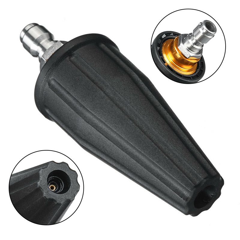 Vòi Xịt Nước Áp Suất Cao Màu Đen 1 / 4 &quot;