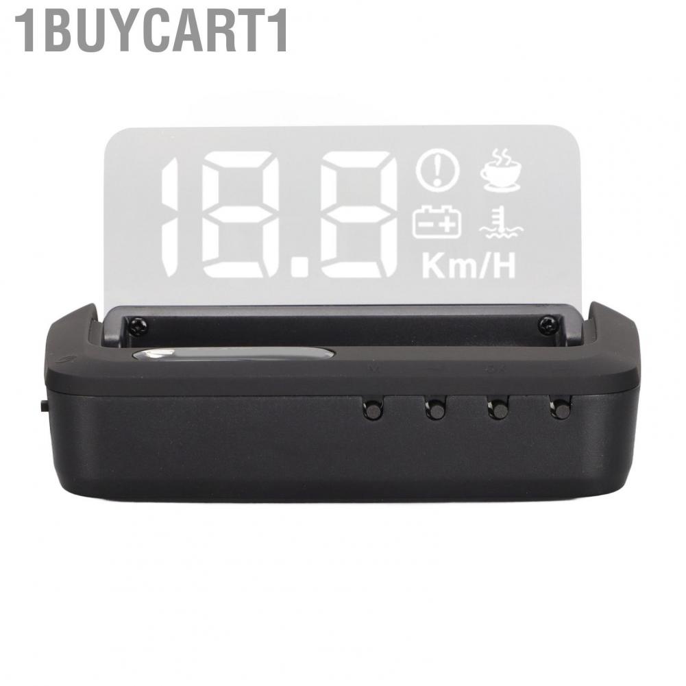 1buycart1 Windshield Screen Display  Multifunction Simple Installation Car HUD Accurate for OBDII Vehicle 2008‑up