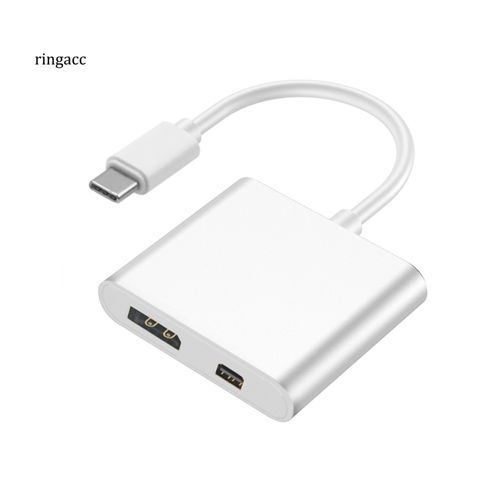 Đầu Chuyển Đổi USB 3.0 / 3.1 3 Cổng USB-C 2 Trong 1 Cho Laptop