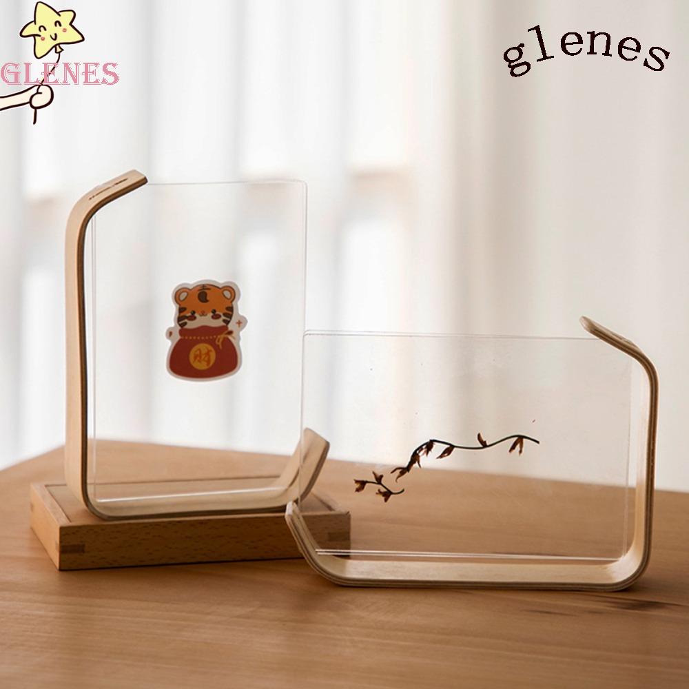 Lịch Gỗ Herbarium Trong Suốt Dùng Trang Trí Tiệc Cưới DIY