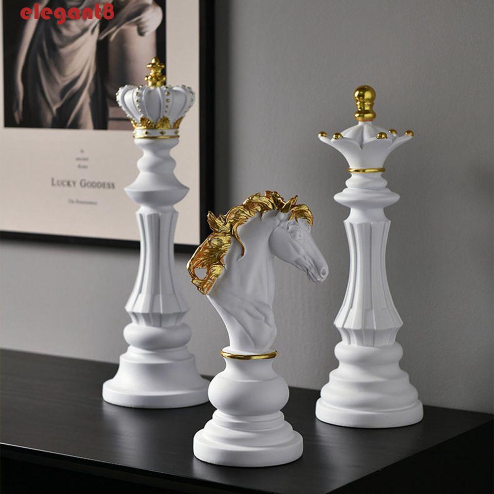 Mô Hình Bàn Cờ Vua Bằng Nhựa Resin Độc Đáo Trang Trí Nội Thất