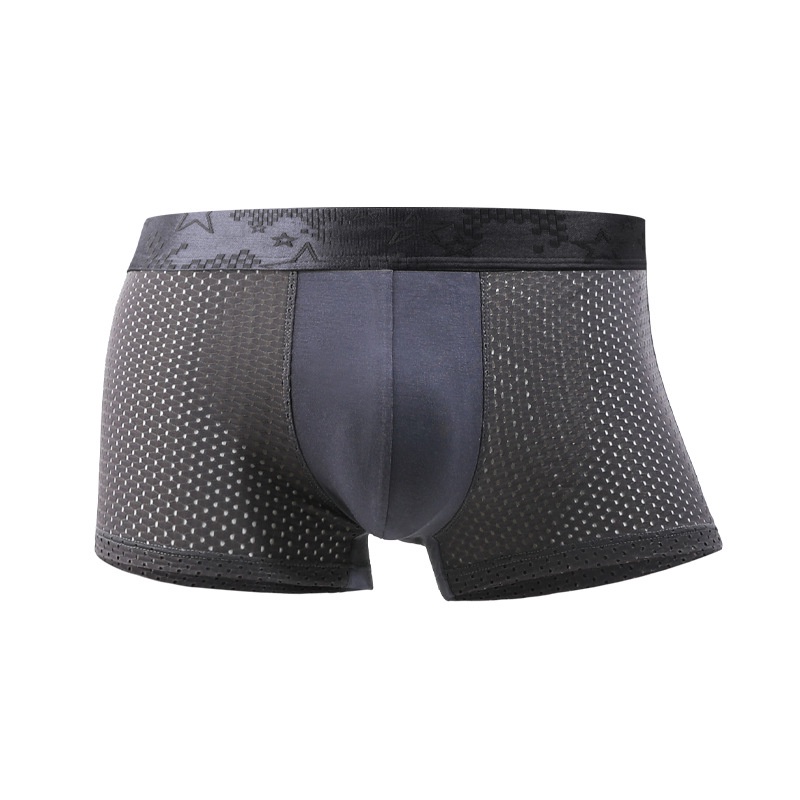 Quần Lót Boxer Vải Lụa Lạnh Mềm Siêu Mỏng Thoáng Khí Thời Trang Mùa Hè Dành Cho Nam 239