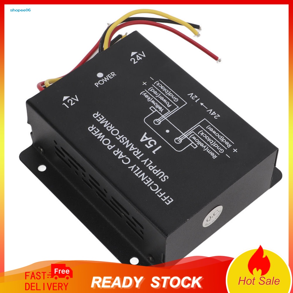 Bộ Giảm Áp Nguồn Điện 10 / 15 / 20 / 25 / 30A 24V Sang 12V Cho Radio Xe Hơi