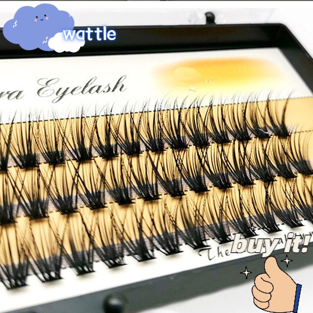 Set 1 Hộp / 60 Gói Lông Mi Giả Dày Tự Nhiên 8~16mm