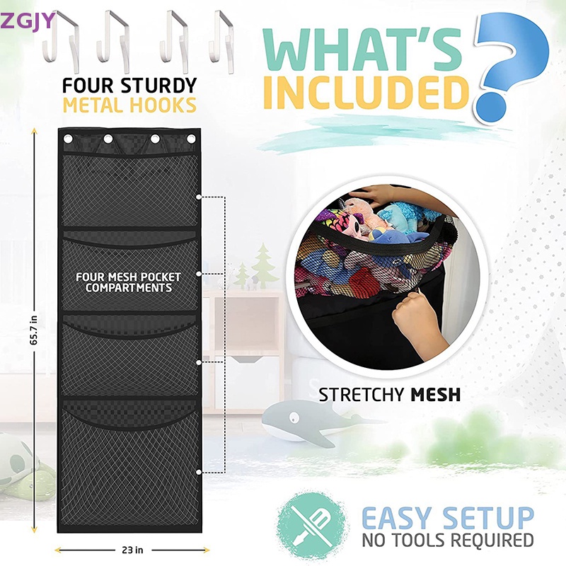 Túi Treo Đựng Đồ Chơi Trẻ Em 4 Tầng ZGJY Mới